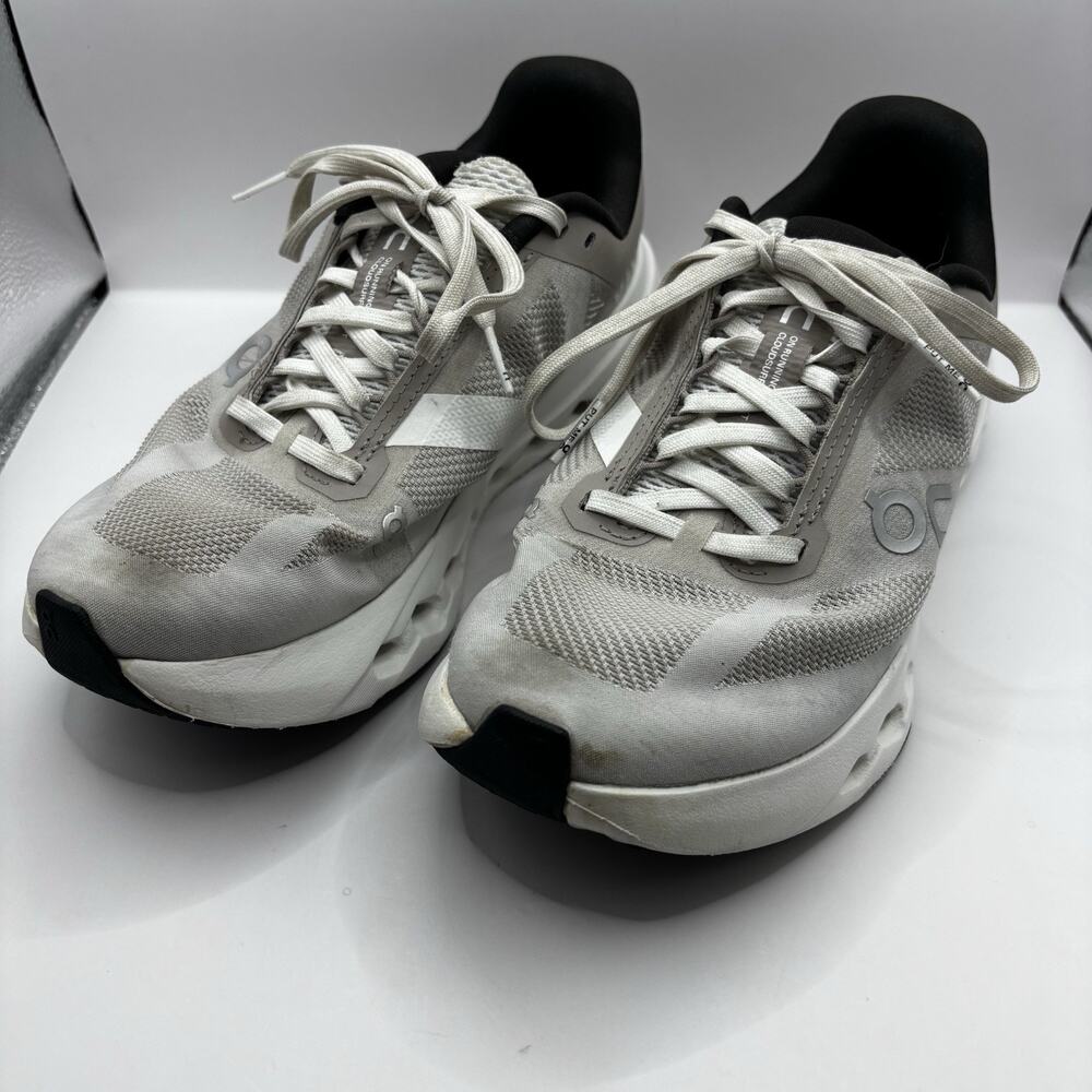 Women’s‎ 6.5 - On Cloudsurfer Next Gray Running Shoes 3WE30053213 Fog Ivory